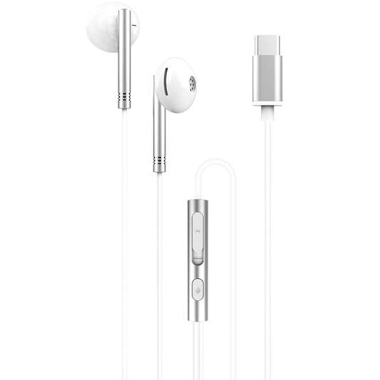 Handsfree USB-C XO Design EP29, Ασημί