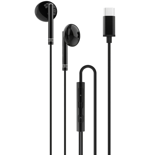 Handsfree USB-C XO Design EP29, Μαύρο