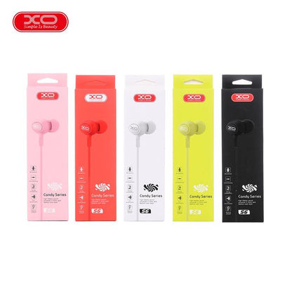 Handsfree 3.5mm XO Design S-6 Candy, Λευκό
