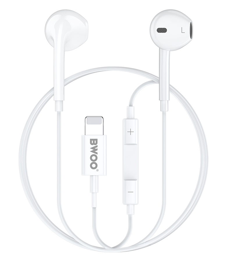 Handsfree Lightning BWOO BO-HF179, Λευκό