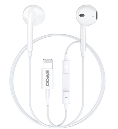 Handsfree Lightning BWOO BO-HF179, Λευκό