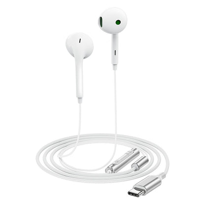 Handsfree USB-C Acefast L7, Λευκό