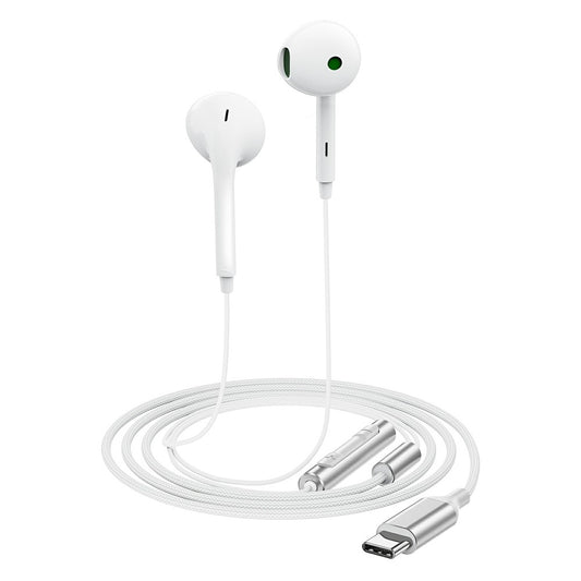 Handsfree USB-C Acefast L7, Λευκό