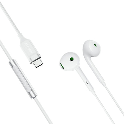 Handsfree USB-C Acefast L7, Λευκό