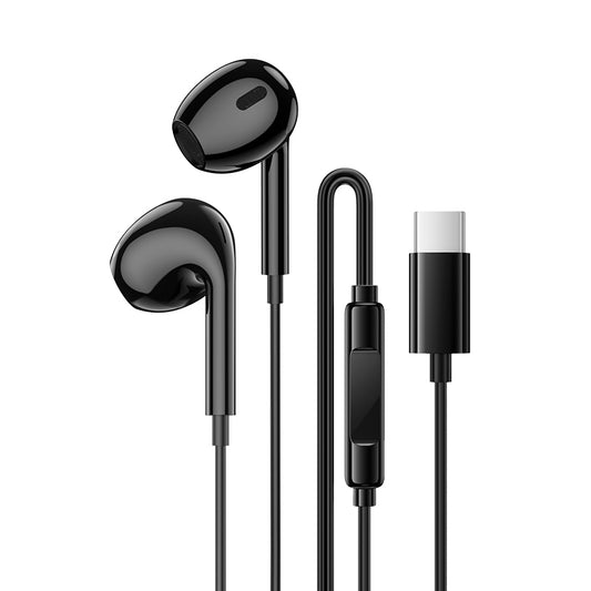 Handsfree USB-C Borofone BM100 Max Fuente, Μαύρο