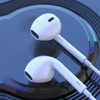 Ακουστικά handsfree USB-C Borofone BM100 Fuente, Λευκό