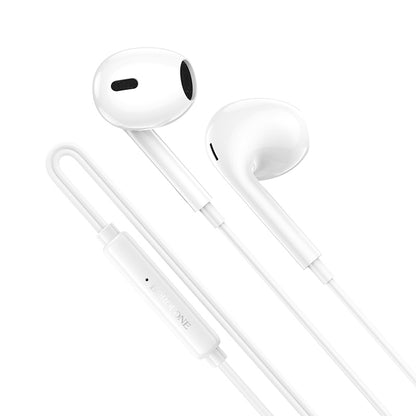 Ακουστικά handsfree USB-C Borofone BM100 Max Fuente, Λευκό