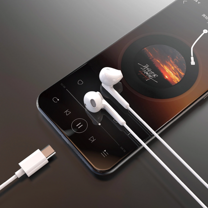Handsfree USB-C Dudao X3C, White