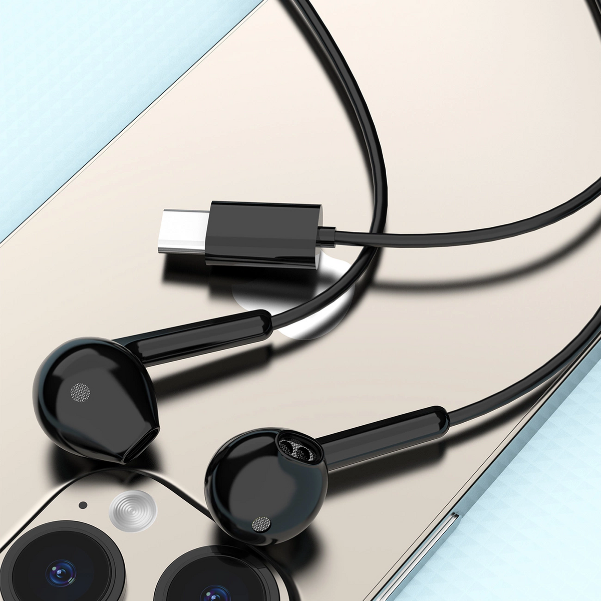 Handsfree USB-C Dudao X3C, Black