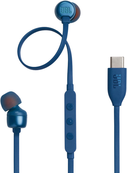 Handsfree USB-C JBL Tune 310C, Μπλε JBLT310CBLU