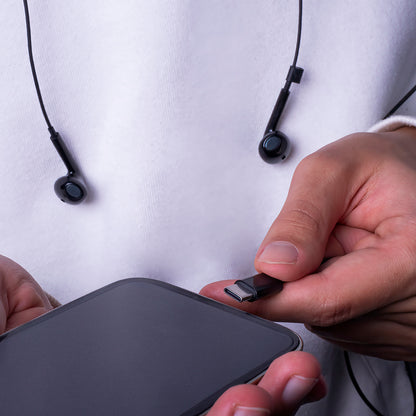 Handsfree USB-C MaXlife MXEP-04, Μαύρο