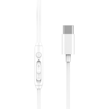 Handsfree USB-C WiWu EB314, Λευκό 