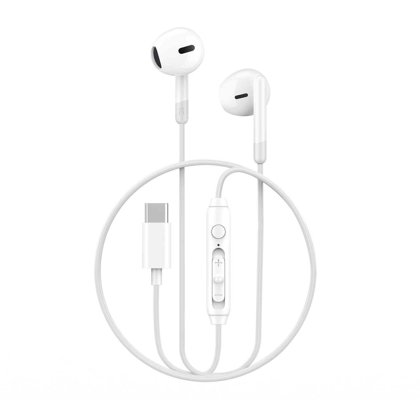 Handsfree USB-C WiWu EB314, Λευκό 