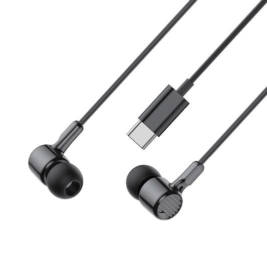 Handsfree USB-C XO Design EP81, Μαύρο