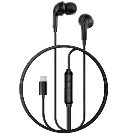 Handsfree USB-C XO Design EP82, Μαύρο