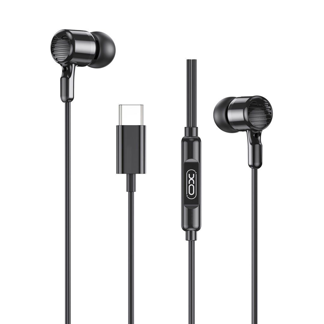 Handsfree USB-C XO Design EP81, Μαύρο