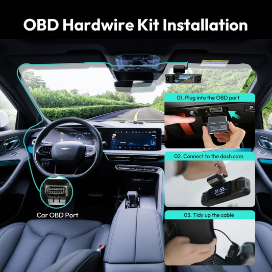 Καλώδιο Hardwire OBD Botslab για κάμερα HK40 Plus / HK30 Pro / G500H Pro / G980H Pro / G300H Pro / V9H / G980H 4CH