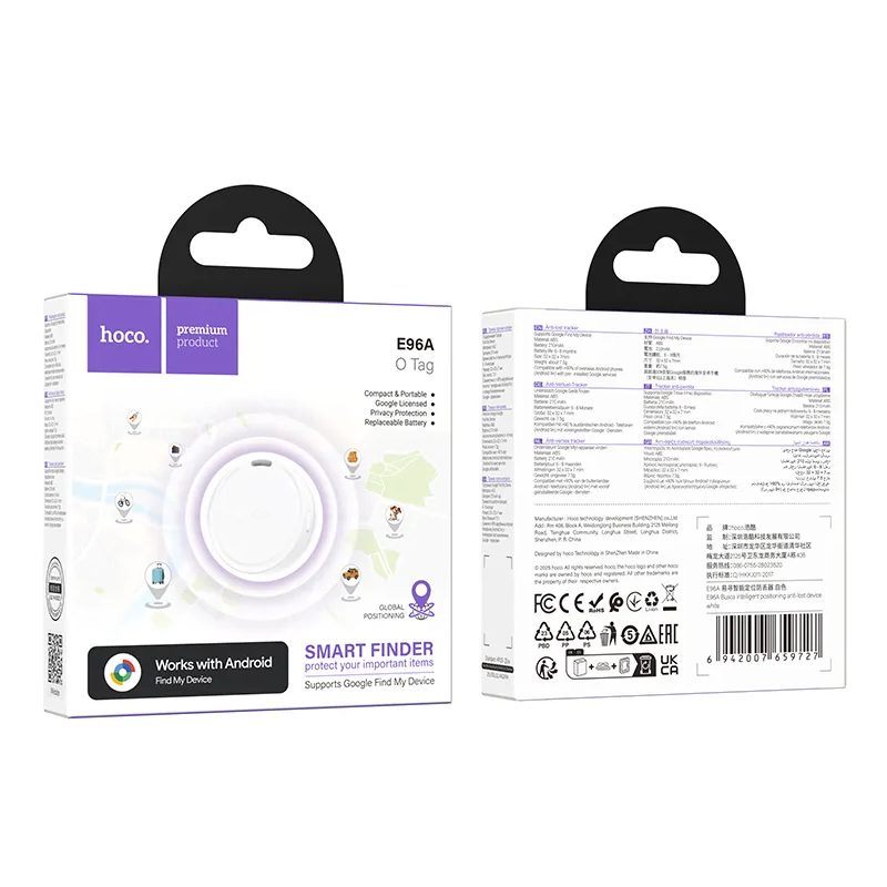 HOCO SmartTag E96A για σειρές Android, Λευκό