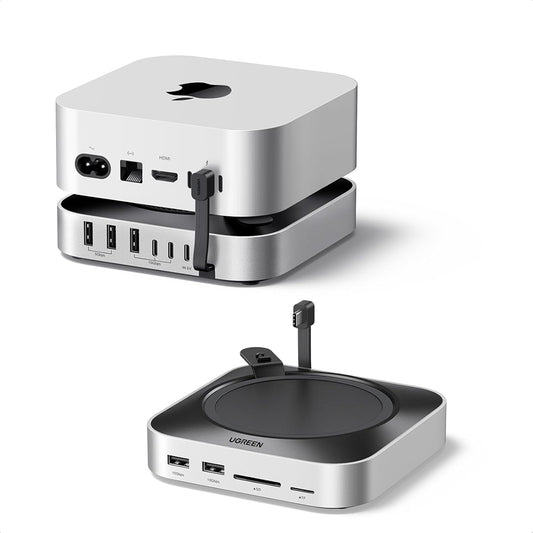 Πολυλειτουργικός Hub UGREEN CM841A (95094) για Apple Mac Mini M4 / Pro, 10σε1, Γκρι