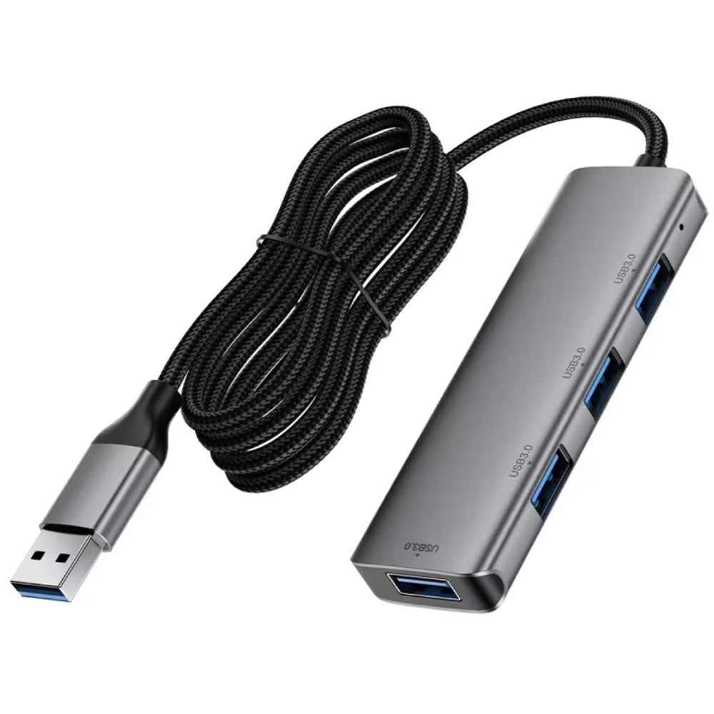 Hub USB Acefast J17, 4σε1, Γκρι
