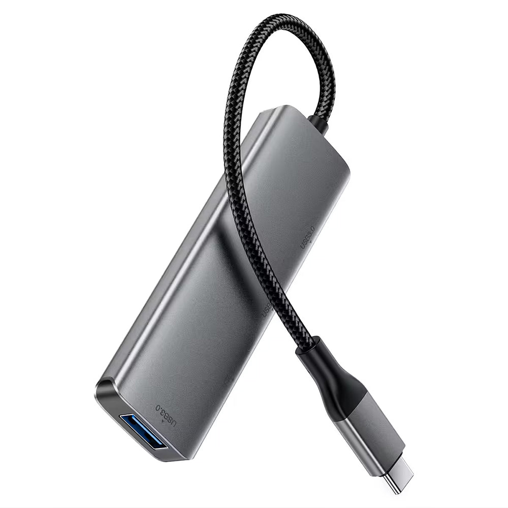 Hub USB-C Acefast J15, 4σε1, Γκρι