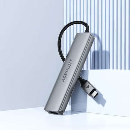 Hub USB-C Acefast J16, 5σε1, Γκρι