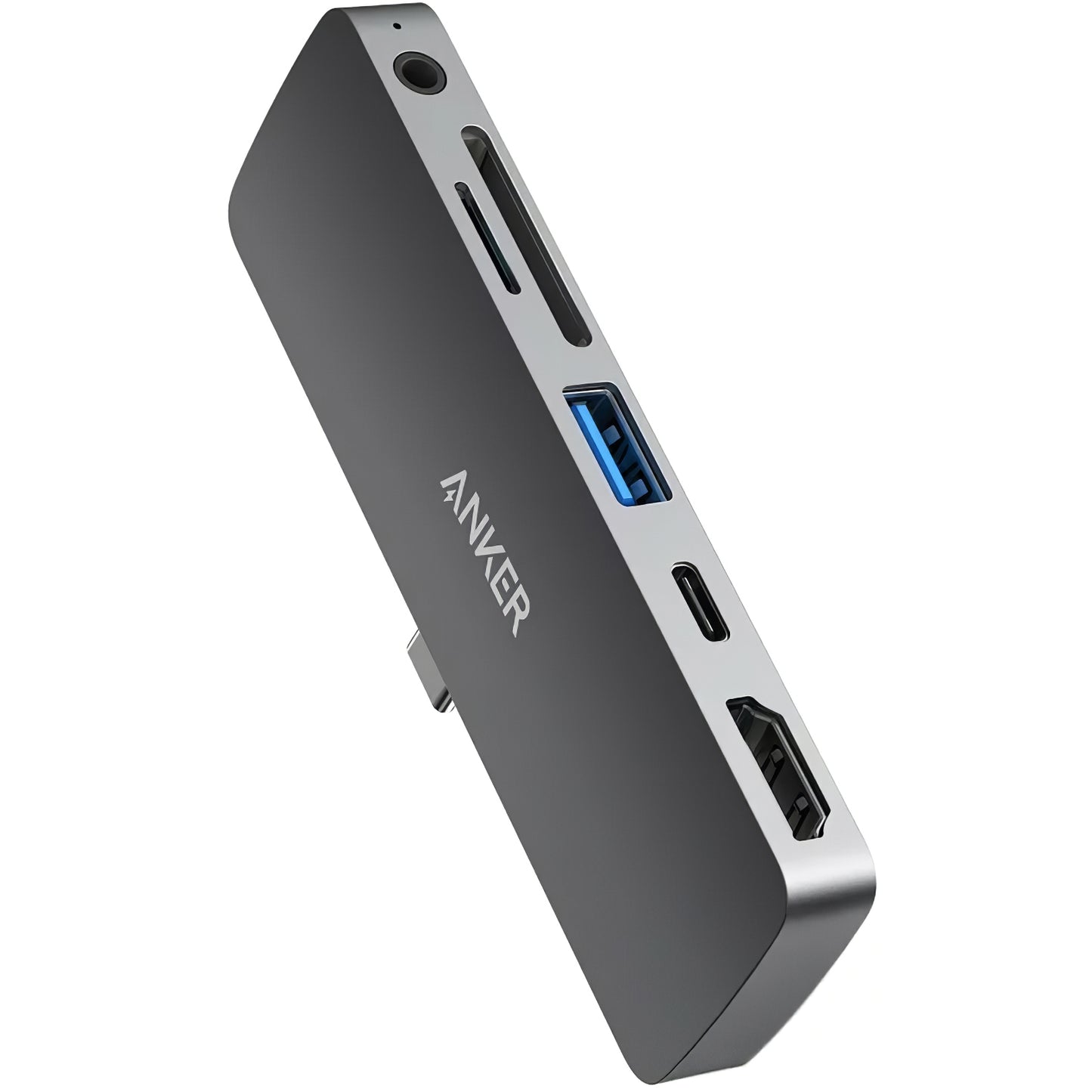 USB-C Hub Anker PowerExpand Direct για Apple iPad Pro 11 / Pro 12.9, 1 x USB-C - 1 x USB-A - 1 x HDMI - 1 x υποδοχή 3,5 mm - 1 x SD - 1 x microSD, Γκρι