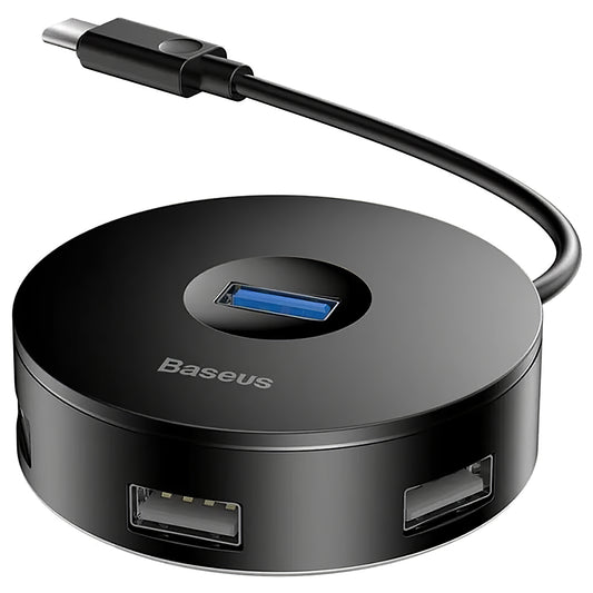 Baseus AirJoy USB-C Hub, 3 x USB-A - 1 x USB-A 3.0, μαύρο CAHUB-G01 CAHUB-G01 