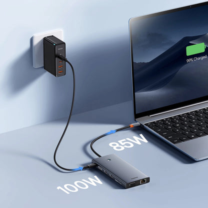 Baseus PortalJoy Series USB-C Hub, 13in1, γκρι B00053002811-01