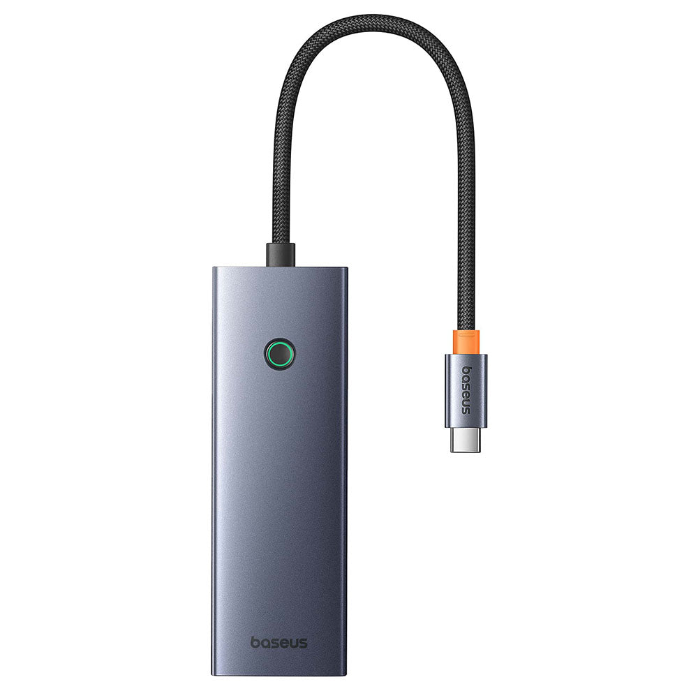 Hub USB-C Baseus UltraJoy, 3 x USB-A 3.0 - 1 x USB-C - 1 x HDMI - 1 x SD - 1 x microSD, Γκρι B00052803811-00
