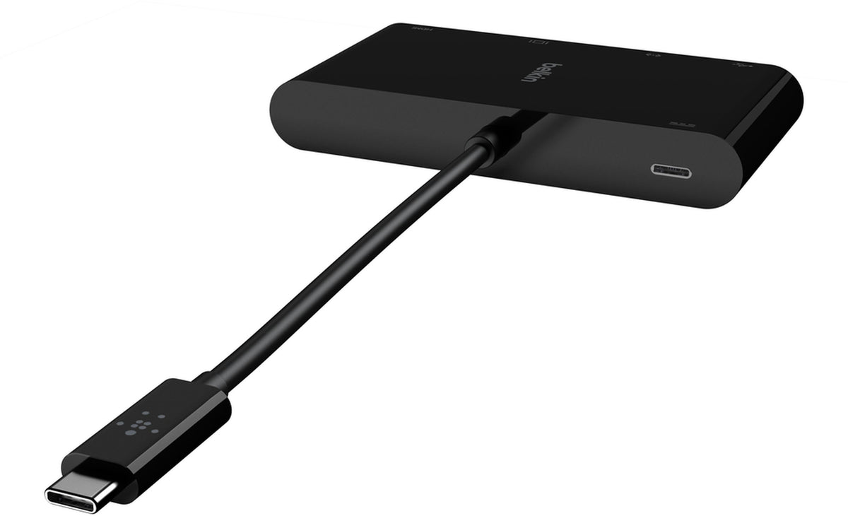 Hub USB-C Belkin Connect, 1 x USB-A 3.0 - 1 x USB-C - 1 x HDMI - 1 x VGA - 1 x RJ45, Μαύρο AVC004btBK