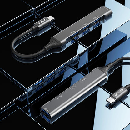 Dudao A16T USB-C Hub, 3 x USB-A - 1 x USB-A 3.0, Μαύρο 