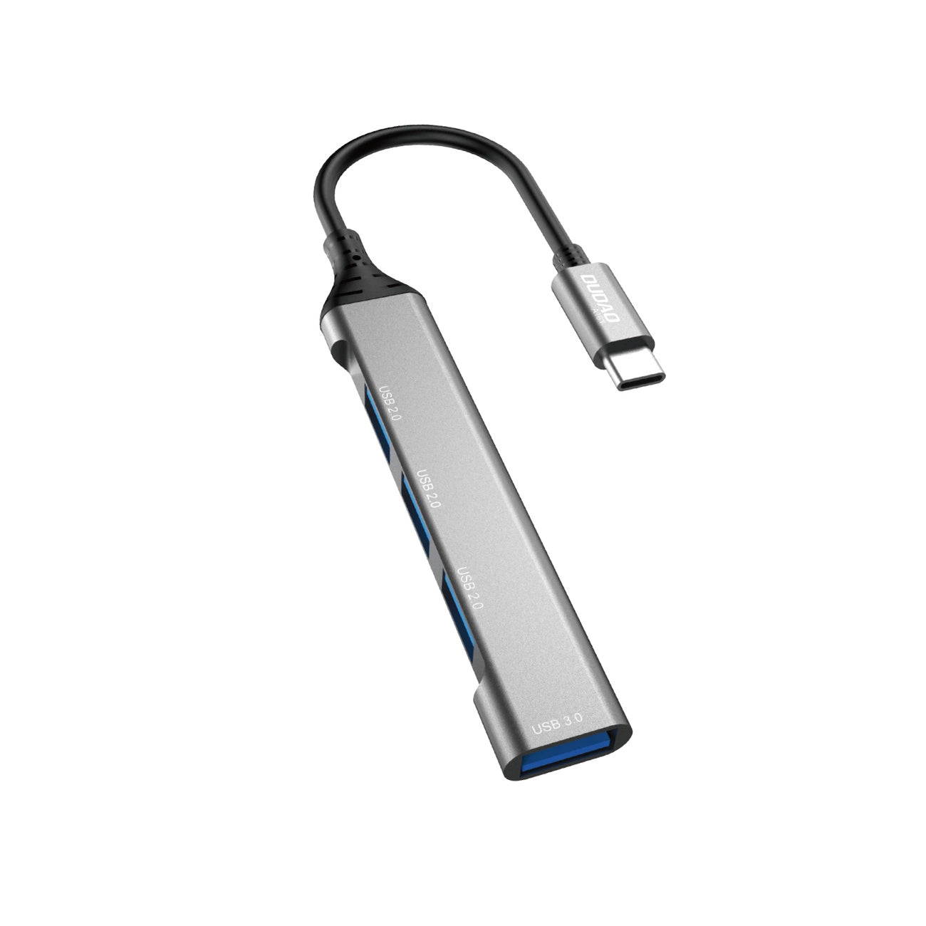 Hub USB-C Dudao A16T, 1 x USB-A 3.0 - 3 x USB-A, Μαύρο