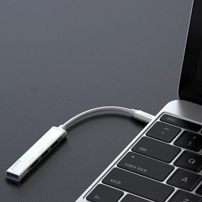 Hub USB-C HAVIT HB41, 4σε1, Ασημί