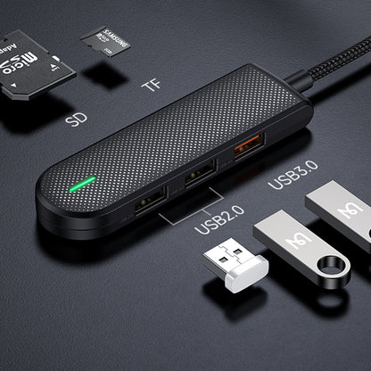 Hub USB-C McDodo HU-1430 Star, 5 σε 1, Μαύρο