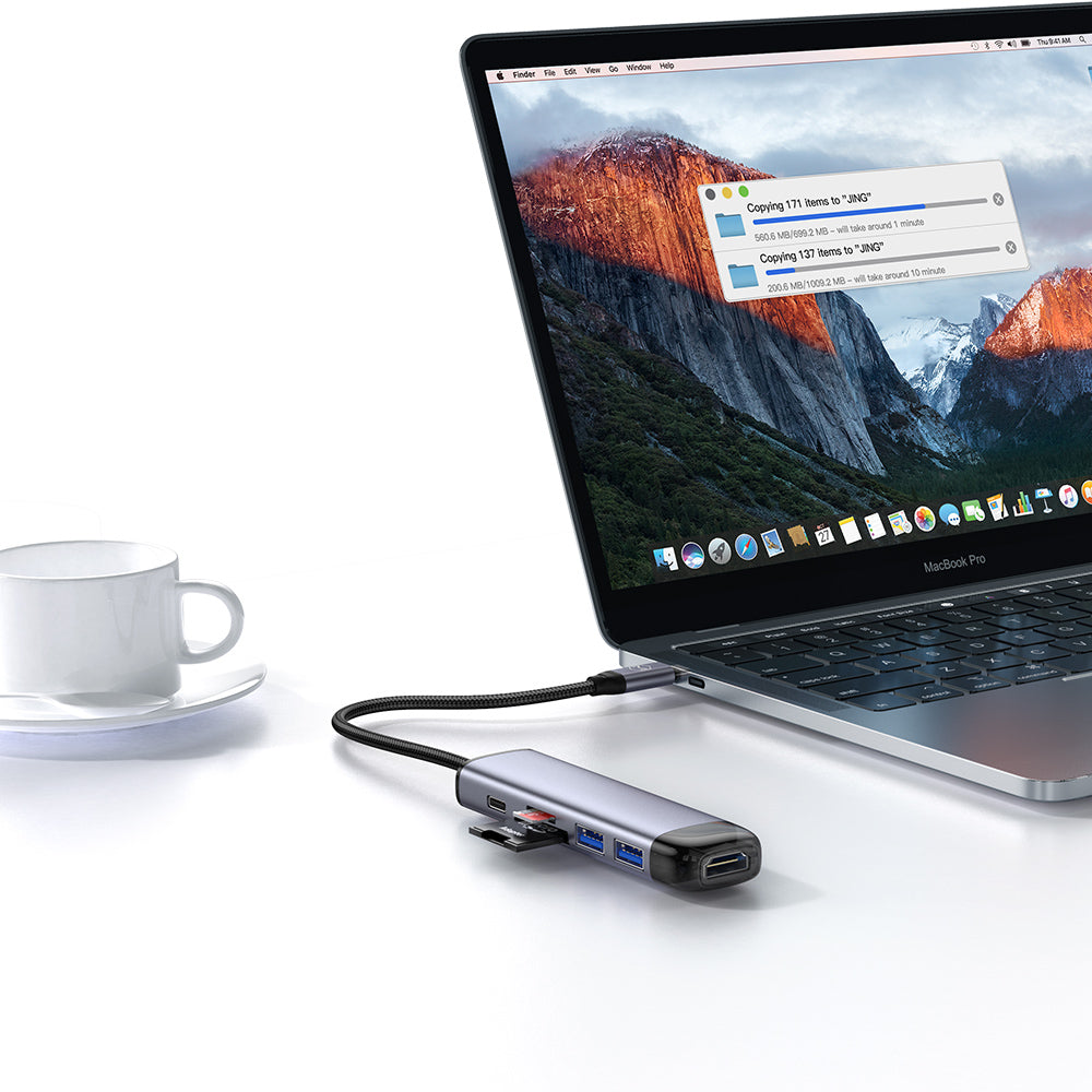 Hub USB-C McDodo HU-7740, 6σε1, Γκρι