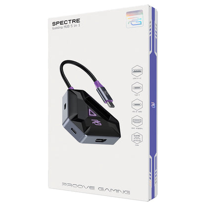 Hub USB-C Proove Spectre, 5in1, Γκρι HBPG10221205