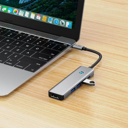 Hub USB-C Tech-Protect HB01, 1 x USB-A 3.0 - 2 x USB-A - 1 x USB-C - 1 x HDMI, Γκρι