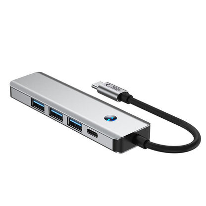 Hub USB-C Tech-Protect HB01, 1 x USB-A 3.0 - 2 x USB-A - 1 x USB-C - 1 x HDMI, Γκρι