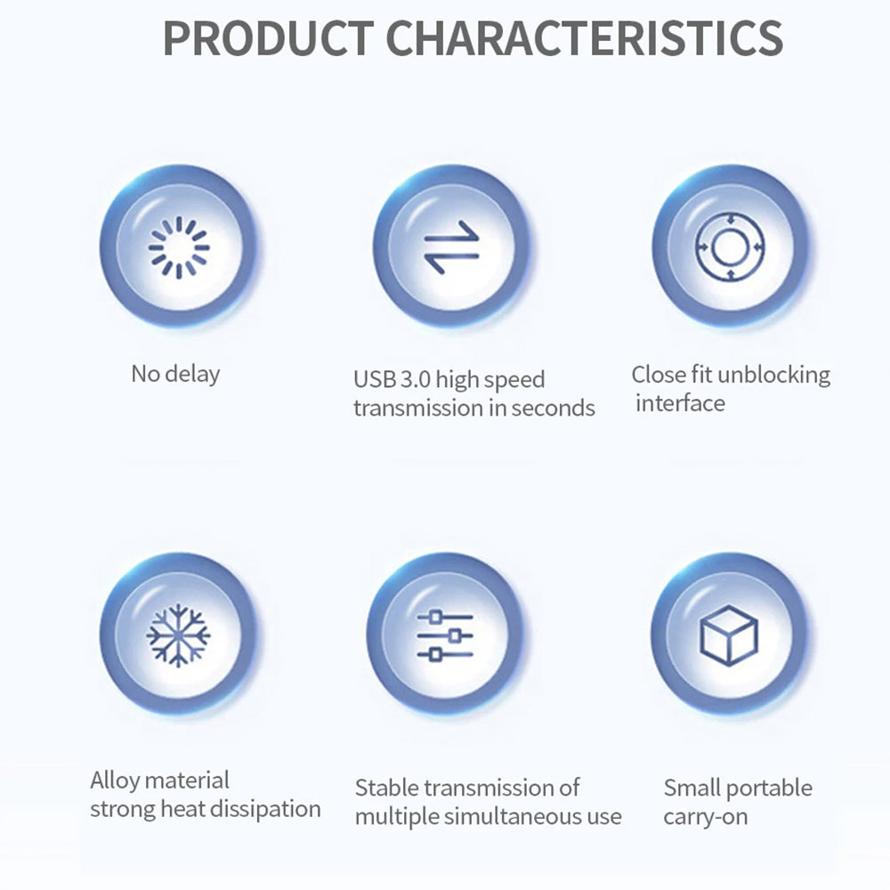 Hub USB-C Techsuit H13 ZenithDock, 4in1, Γκρι