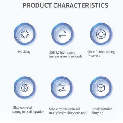 Hub USB-C Techsuit H13 ZenithDock, 4in1, Γκρι
