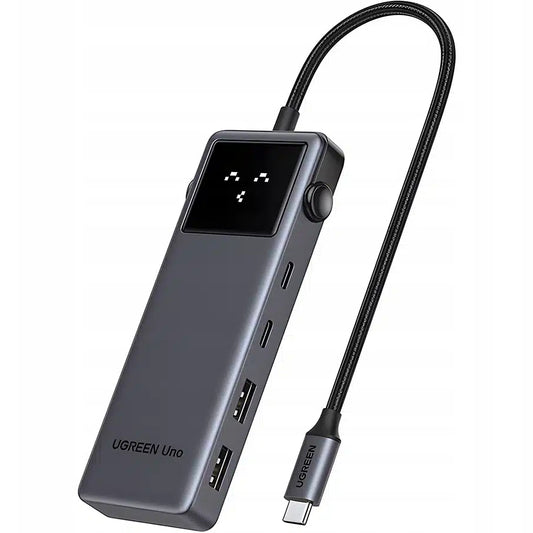 Hub USB-C UGREEN CM888 Uno, 2 x USB-A 3.2 - 3 x USB-C - 1 x HDMI, Γκρι