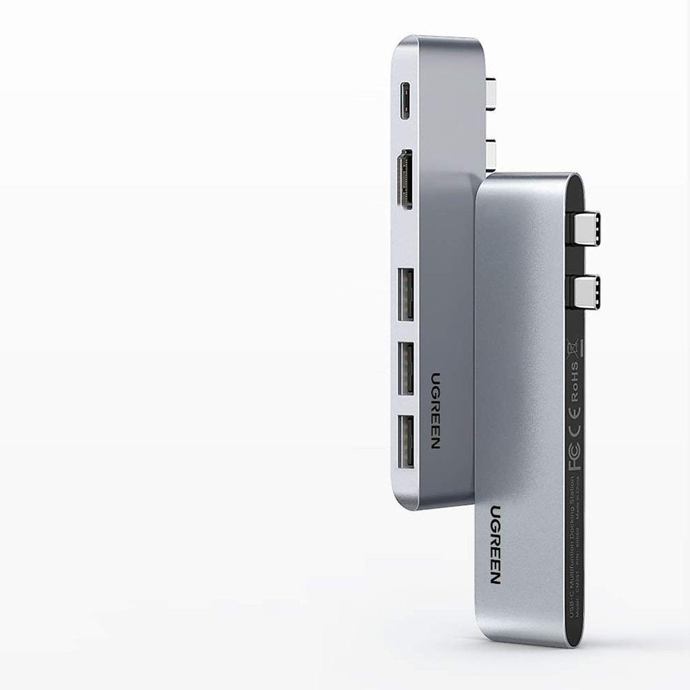 USB-C Hub UGREEN για Apple MacBook Pro / Air Series, 3 x USB-A 3.0 - 1 x USB-C - 1 x HDMI, Γκρι