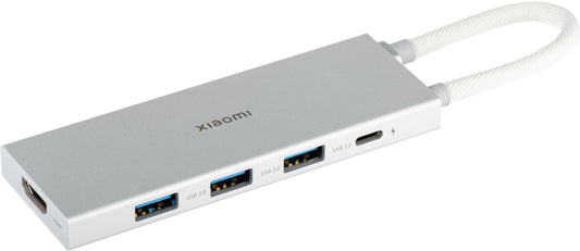 Hub USB-C Xiaomi, 3 x USB-A 3.0 - 1 x USB-C - 1 x HDMI, Λευκό BHR8804GL