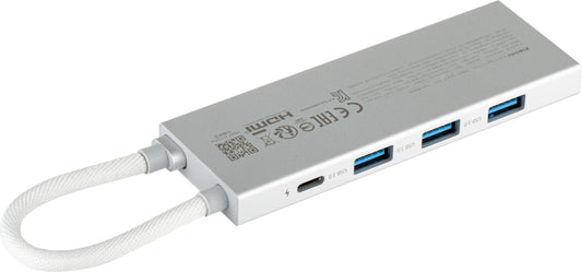 Hub USB-C Xiaomi, 3 x USB-A 3.0 - 1 x USB-C - 1 x HDMI, Λευκό BHR8804GL
