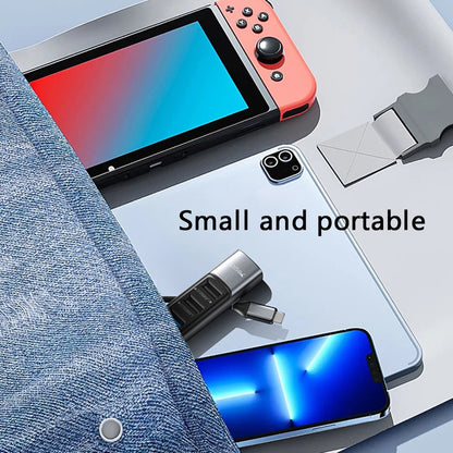 Yesido HB24 USB-C Hub, 5in1, Grey