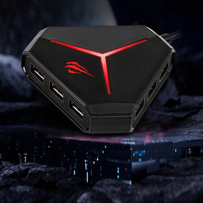 Hub USB HAVIT H95, 10σε1, Μαύρο