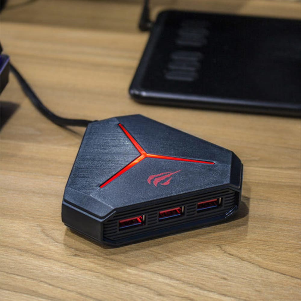 Hub USB HAVIT H95, 10σε1, Μαύρο