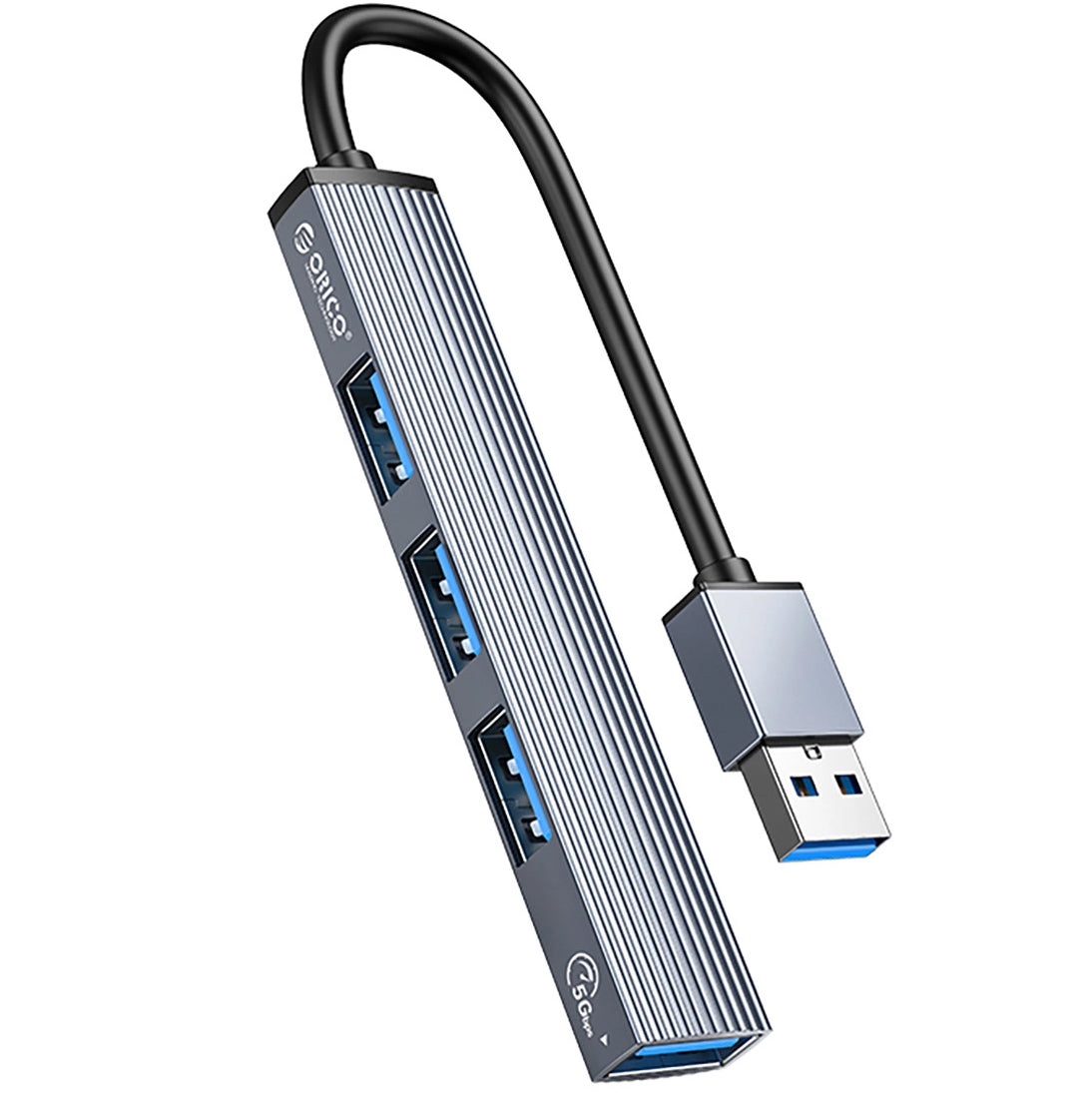 Hub USB Orico AH-A13, 1 x USB-A 3.0 - 3 x USB-A, Γκρι