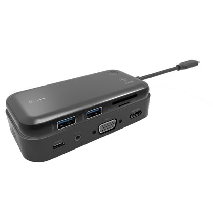 Διανομέας USB-C SiGN, 1 x USB-C - 1 x HDMI - 1 x VGA - 1 x υποδοχή 3,5 mm, Μαύρο SN-TVBT01 SN-TVBT01